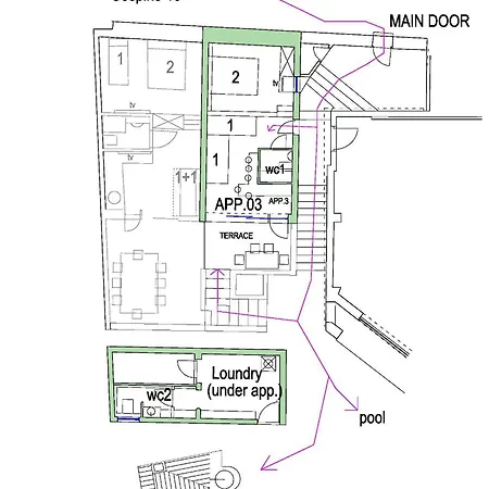 Bella Vista House Apartments, Hot Pool And Jacuzzi