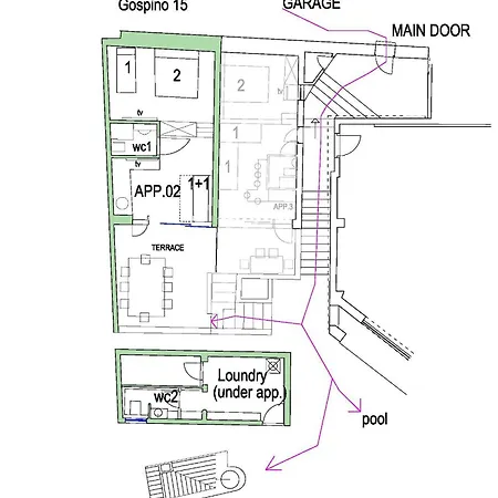 Lejlighed Bella Vista House Apartments, Hot Pool And Jacuzzi *